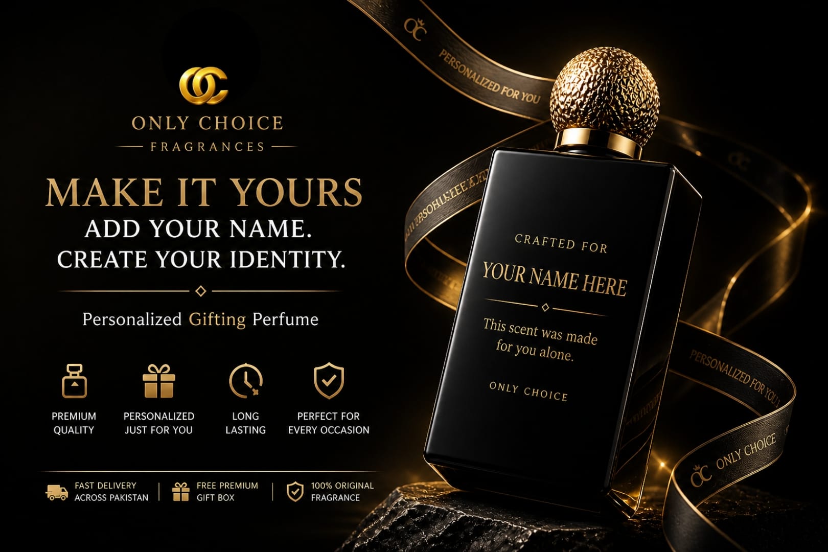 Personalized Fragrance Banner